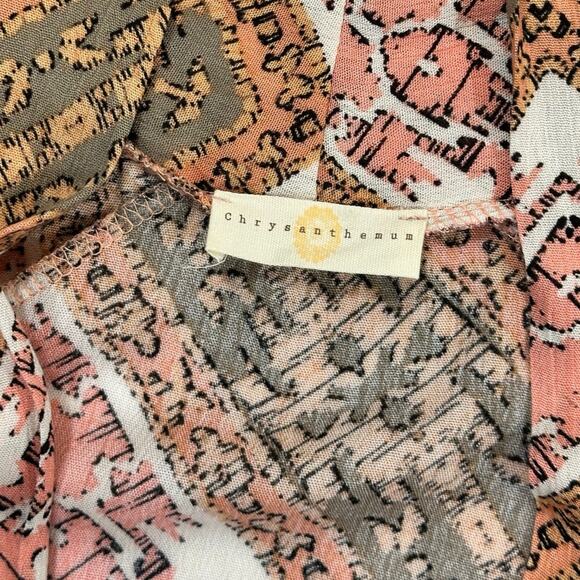 Chrysanthemum Boho Bell Kimono Sleeve Cardigan SZ M/L $69 - Picture 11 of 12